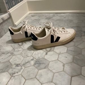 Veja Sneakers ESPLAR LEATHER WHITE NAVY  Size US10/ EUR41